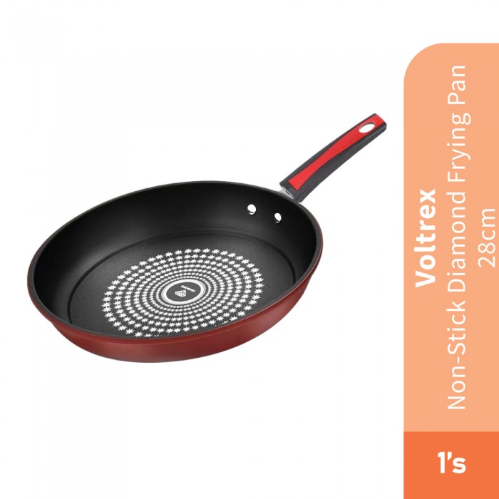 VOLTREX Non-stick Diamond Frying Pan 28cm- Pan, Frying Pan, 平底锅