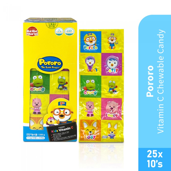 PORORO Vitamin C Chewable Candy 25 x10's- Candy, Vitamin C,糖果