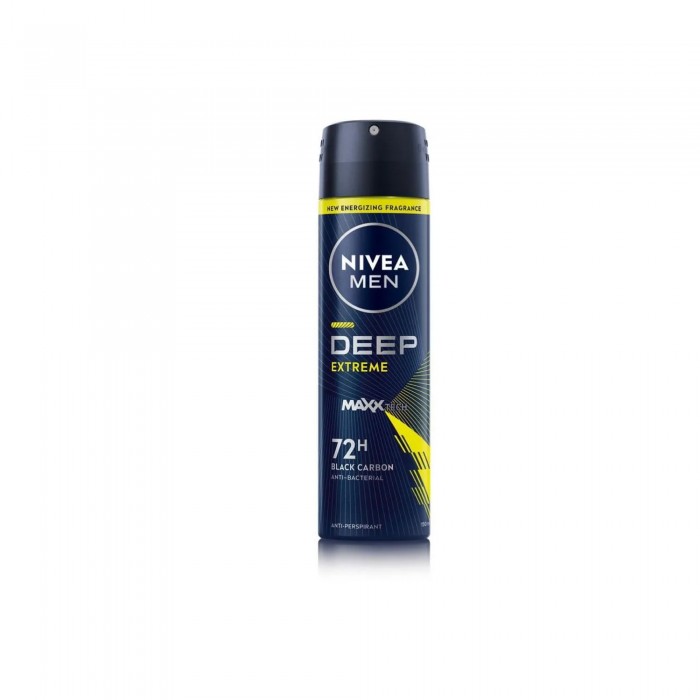 NIVEA Men Deep Extreme Deodorant Spray 150ml- Deodorant, Spray , 止汗喷雾