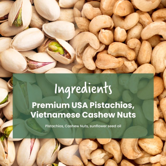 [CLEARANCE] DELIFOOD PRODUCTION Chunky Pistachio Cashew 220g-Pistachio, Cashew Nut, Gluten Free [EXP02/2026]