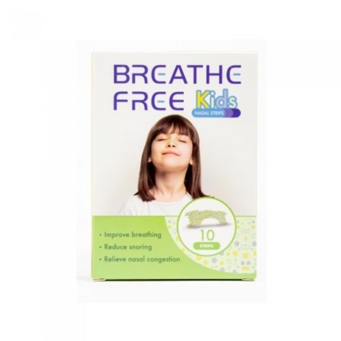 BREATHE FREE Nasal Strips Kids 10's - Nasal Strip, Snoring, Snore Stopper