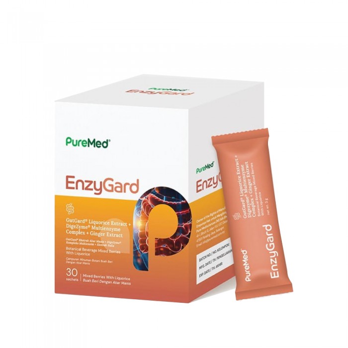 PUREMED Enzygard 30's- Digestive,Gut Health, Sachet