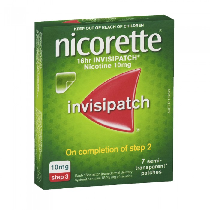 NICORETTE Invisipatch 10mg/16hr 7's