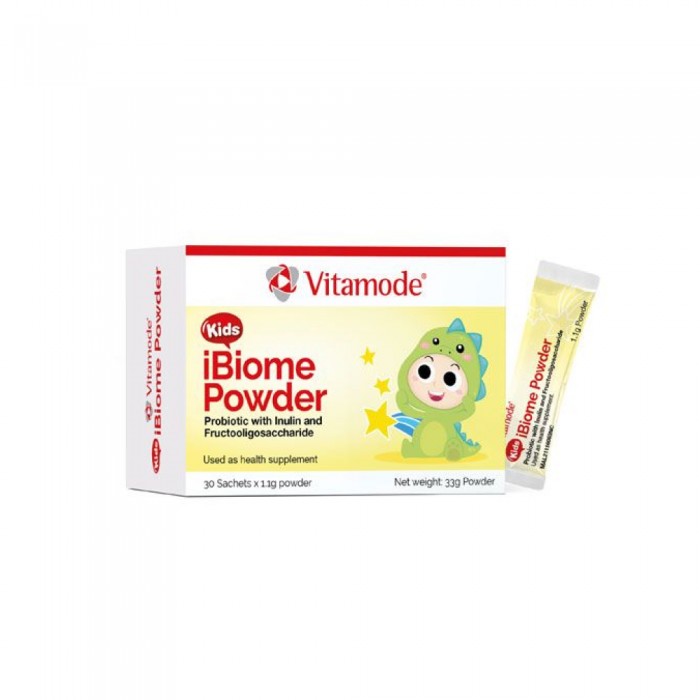 VITAMODE Ibiome Powder 1.1g X 30's with Inulin, Lactobacillus Rhamnosus, Probiotic Kids
