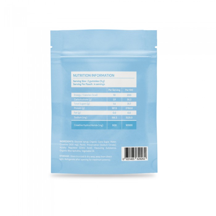 BIOFIZZ Creatine Fuel Gummies 2.5g X 8's for Muscle, Muscle Recovery, Energy Booster, Gummy, Gummy Halal, 软糖