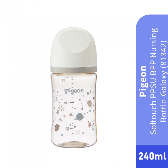 PIGEON Bottle PPSU SofTouch BPP Baby Bottle 240ml - Galaxy for Botol Susu Baby, 奶瓶pigeon