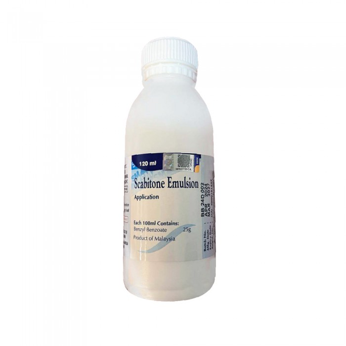 SM Scabitone Emulsion 120ml Scabies Lotion, Ubat Kutu Kepala