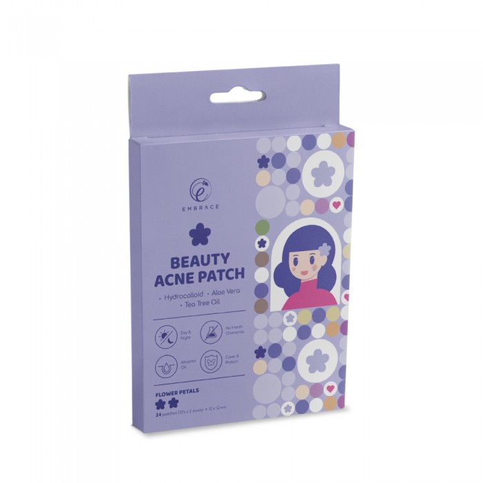 EMBRACE Beauty Acne Patch 12's X 2 - Flower Petals Pimple Patch, Patch Jerawat, Patch Acne, Ance Patch, 痘痘贴