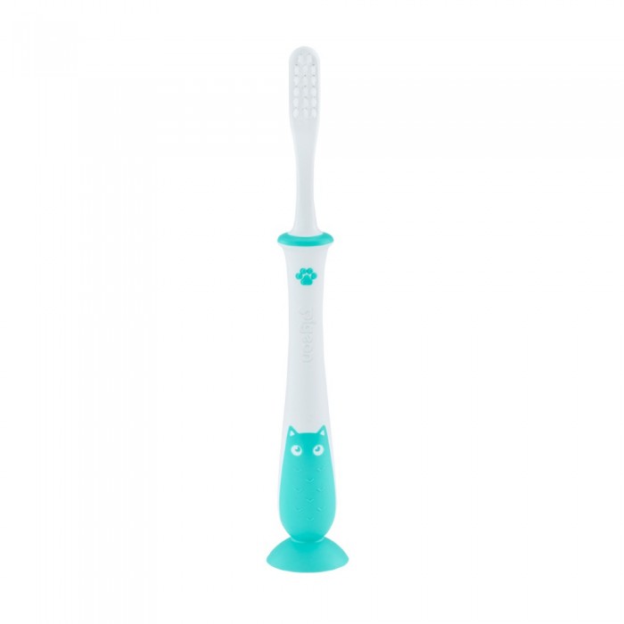 PIGEON Training Baby Toothbrush Lesson 4 Green Kids Toothbrush, Berus Gigi Budak, Toothbrush Kids