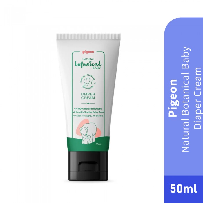 PIGEON Natural Botanical Baby Diaper Rash Cream 50ml for Nappy Cream, Baby Nappy Cream, Diaper Cream