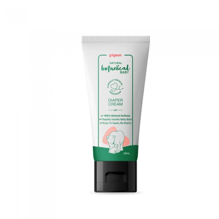 PIGEON Natural Botanical Baby Diaper Rash Cream 50ml for Nappy Cream, Baby Nappy Cream, Diaper Cream