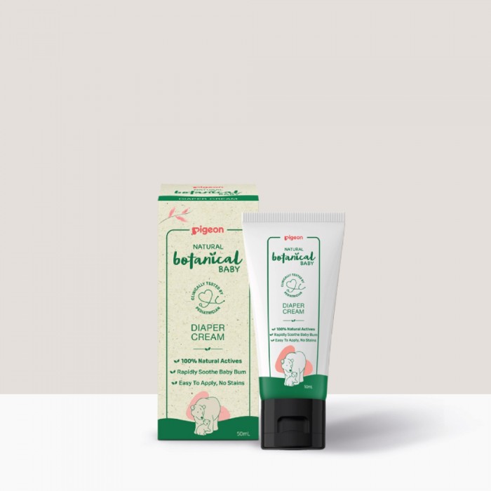 PIGEON Natural Botanical Baby Diaper Rash Cream 50ml for Nappy Cream, Baby Nappy Cream, Diaper Cream