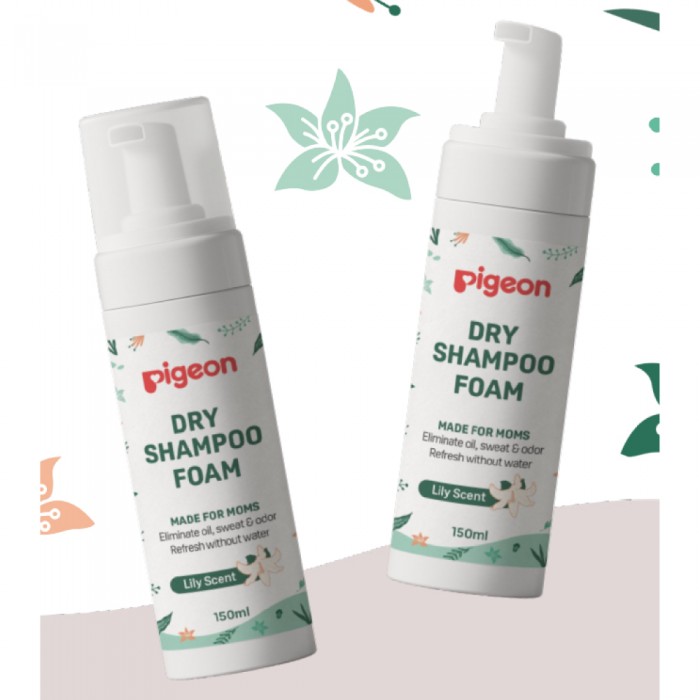 PIGEON Dry Shampoo Foam 150ml for Shampoo Baby, Syampoo, Baby Shampoo, Pigeon Shampoo, 洗发水