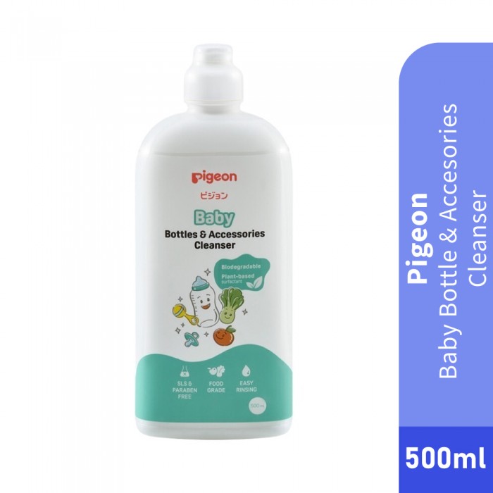 PIGEON Baby Bottle Cleanser 500ml Baby Bottle Wash, Sabun Botol Baby, Cleanser Baby Bottle