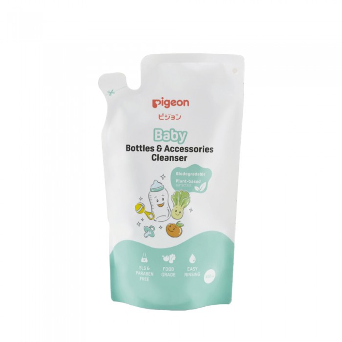PIGEON Baby Bottle Cleanser Refill 450ml Baby Bottle Wash, Sabun Botol Baby, Cleanser Baby Bottle