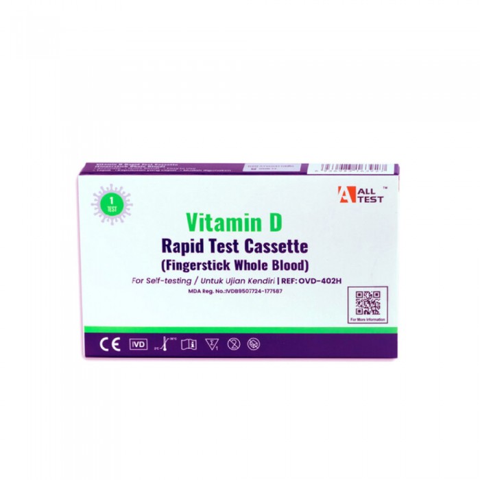 ALLTEST Vitamin D Rapid Test Casette 1 Test Kit, Vitamin D Test Kit, Vitamin D