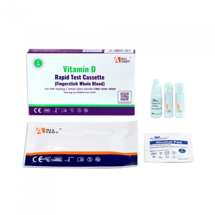 ALLTEST Vitamin D Rapid Test Casette 1 Test Kit, Vitamin D Test Kit, Vitamin D
