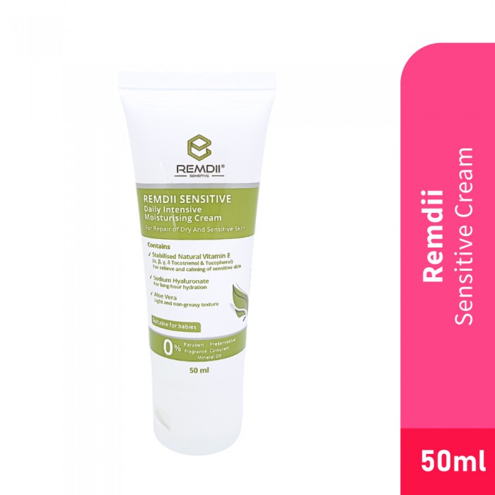 REMDII Sensitive Cream 50ml for Moisturizing Cream, Vitamin E Cream, Aloe Vera Cream, Moisturizer