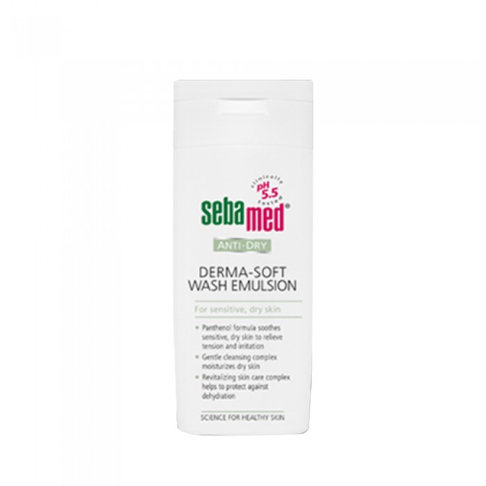 SEBAMED Anti Dry Derma Soft Wash Emulsion 200ml Sabun Badan, Sabun Mandi, Body Wash, Sabun Muka