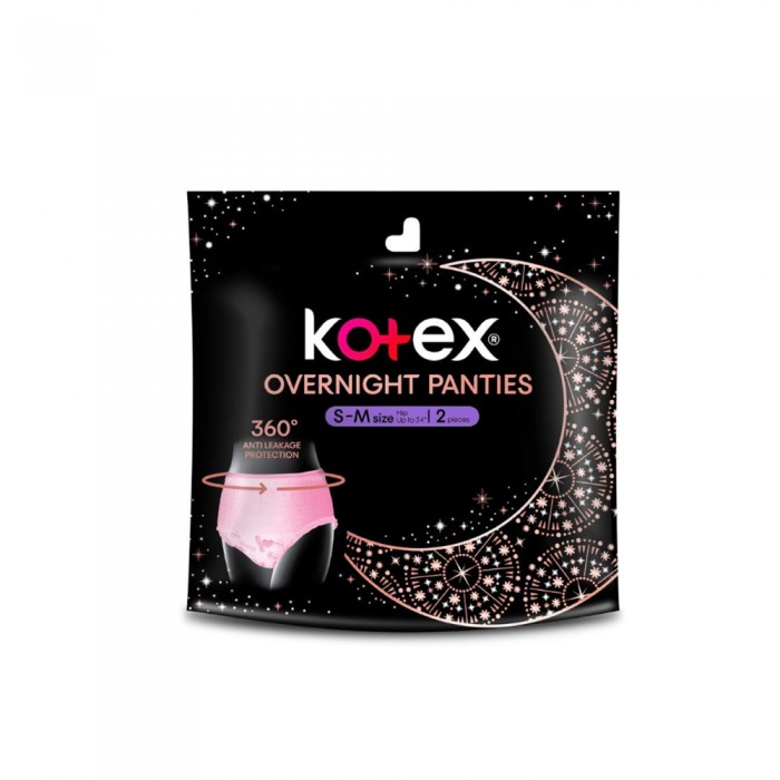KOTEX Overnight Panties Herbal Size S/M 2's Tuala Wanita, Sanitary Pants, Kotex Pants, Cotton Panties
