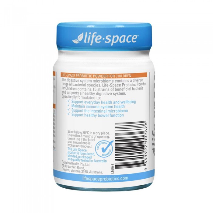 LIFE SPACE Serbuk Probiotik Kanak Kanak 60g Probiotic for Children Oral Powder, Digestive Enzyme