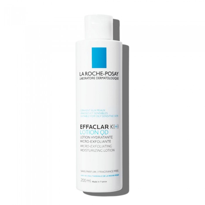 LA ROCHE POSAY Effaclar K+ Lotion Muka QD 200ml with Salicylic Acid, Pelembab Muka, Face Moisturizer