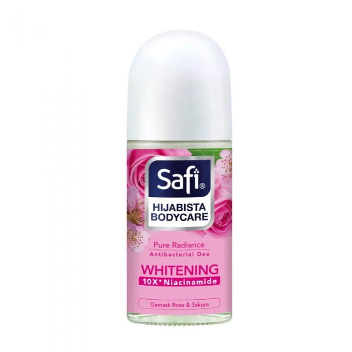 SAFI Antibacterial Deo Roll On 50ml - Pure Radiance Deodorant Safi, Ketiak Wangi Deodorant