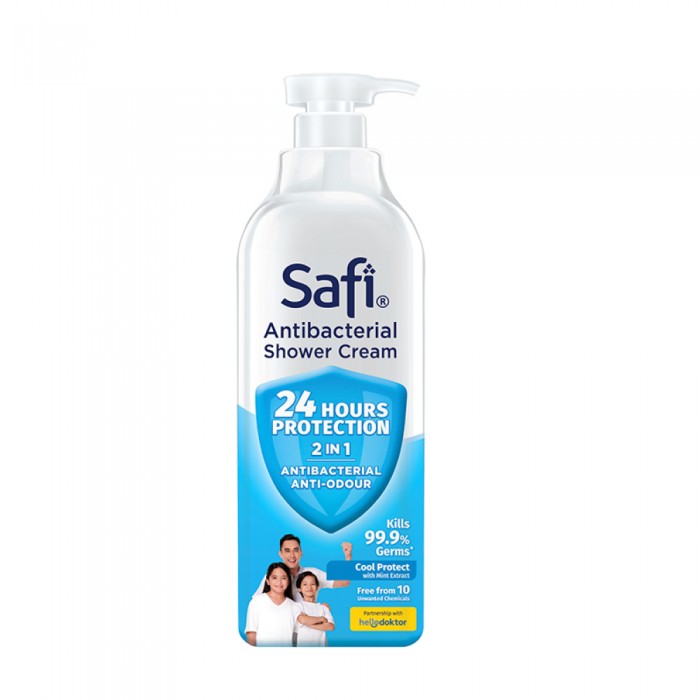 SAFI Shower Fresh Clean 450g - Cool Protect, Body Wash, Shower Gel, Sabun Mandi, Sabun Badan