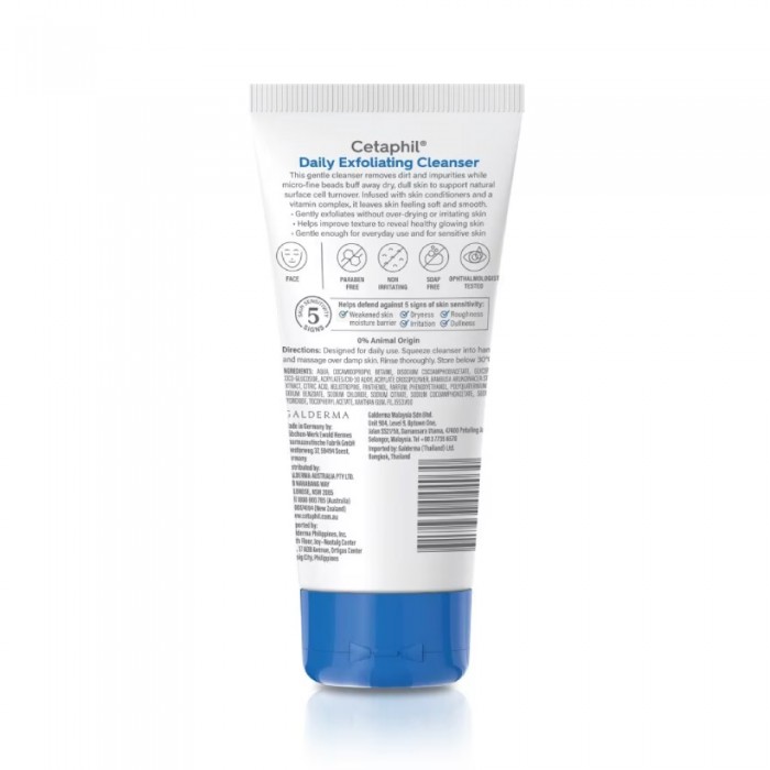 CETAPHIL Daily Exfoliating Facial Cleanser 178ml for Face Wash, Cetaphil Face Wash
