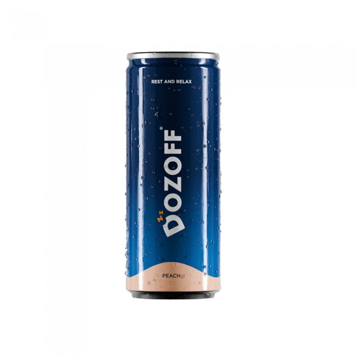 DOZOFF Drink 250ml with Peach Flavor for Sleep Supplement, Sleep Aid