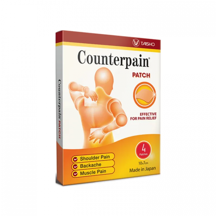 COUNTERPAIN Patch 10cm X 7cm 4's for Pain Relief Patch, Pain Patch