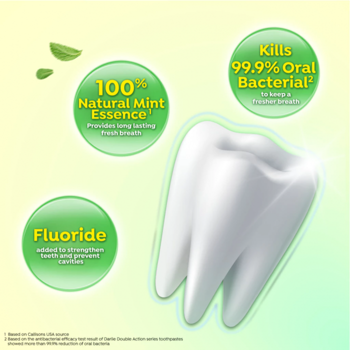 DARLIE Double Action Enamel Protect 200g X 2's for Darlie Toothpaste, Ubat Gigi, 牙膏