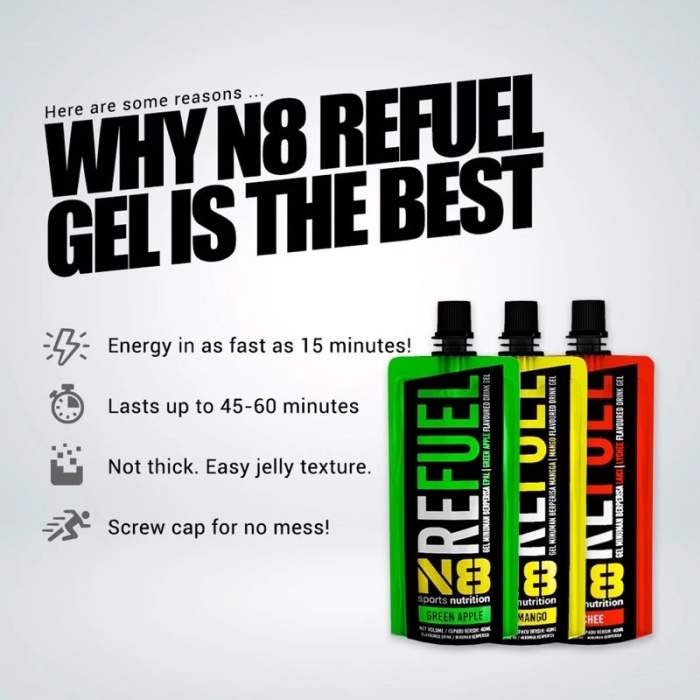 N8 ENERGY GEL 1'S - ORANGE
