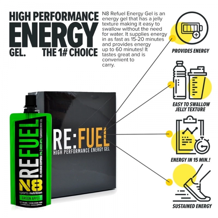 N8 ENERGY GEL 1'S - ORANGE