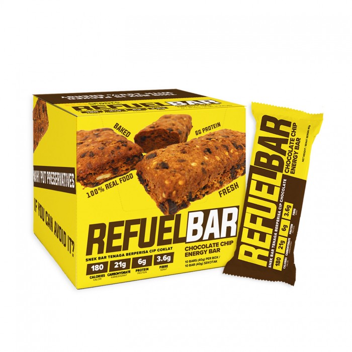 N8 REFUEL ENERGY REAL BAR 10'S - DOUBLE CHOC CHIP
