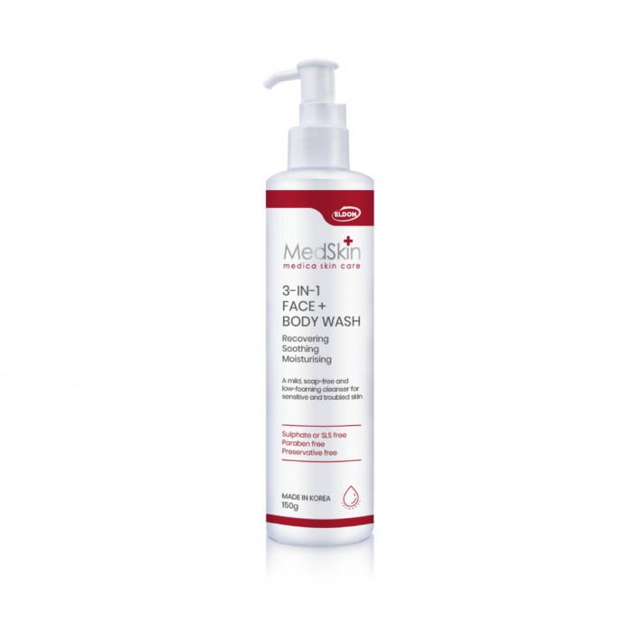 ELDON MEDSKIN 3 IN 1 FACE & BODY WASH 150ML