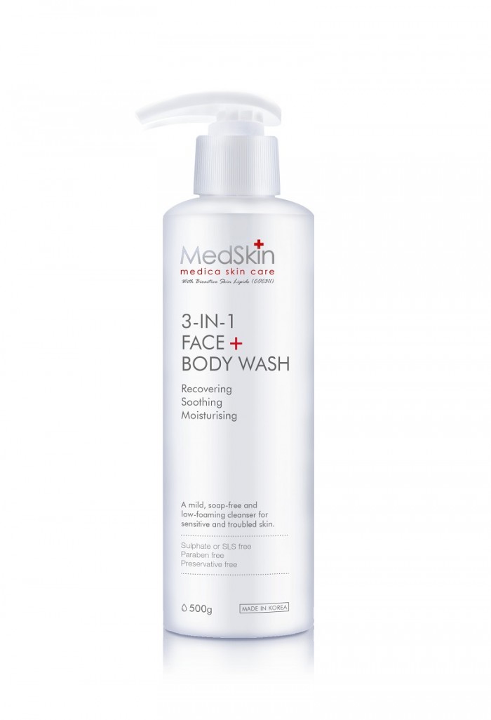 ELDON MEDSKIN 3 IN 1 FACE & BODY WASH 500ML X 2