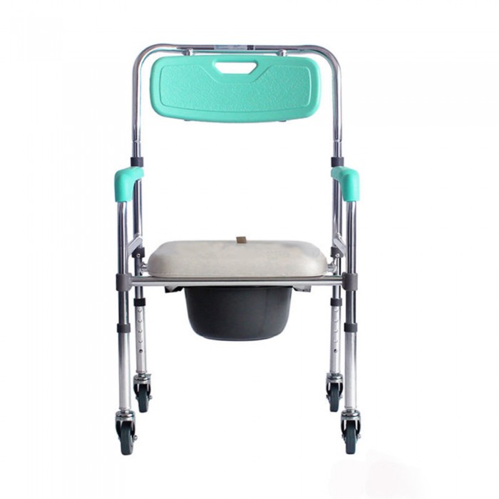 MAXWELL Aluminium Commode Chair with Wheels (FST7800W) Kerusi Tandas Duduk, Tandas Duduk Mudah Alih