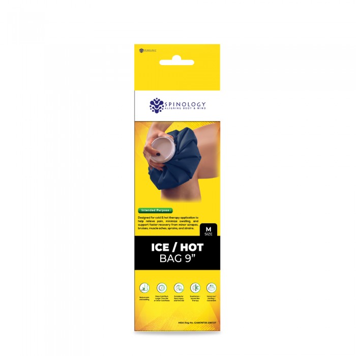 SPINOLOGY Ice/Hot Bag 1's for Hot Water Bag, Ice Bag for Injury, Cold Pack, Beg Tuam