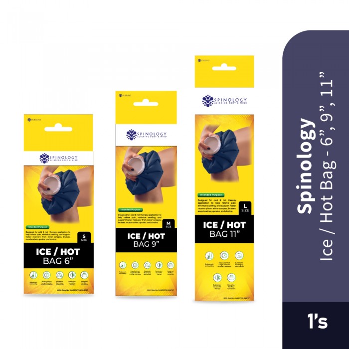 SPINOLOGY Ice/Hot Bag 1's for Hot Water Bag, Ice Bag for Injury, Cold Pack, Beg Tuam