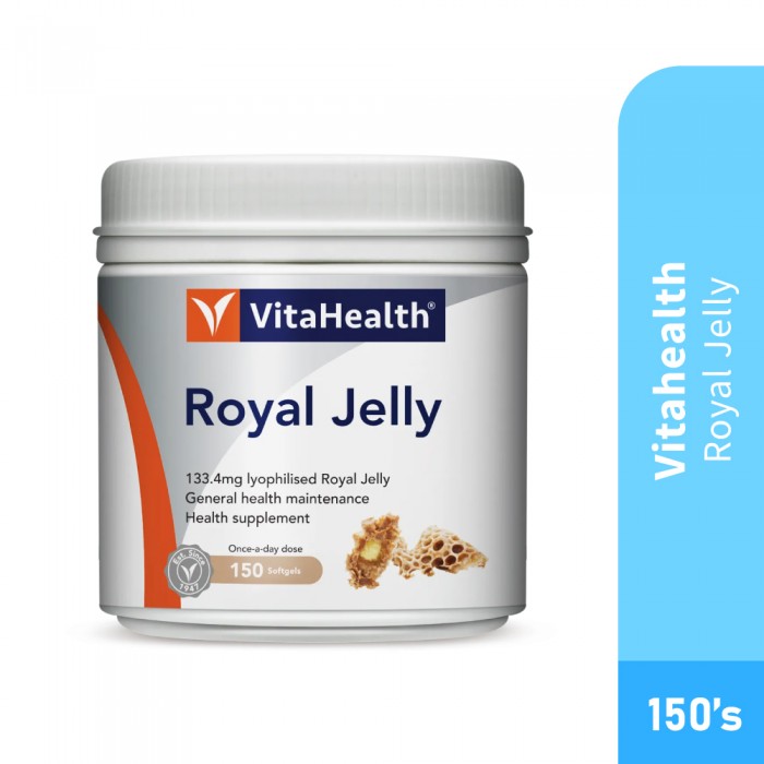 VITAHEALTH Royal Jelly 150's with Royal Jelly Honey, Royal Jelly Supplement