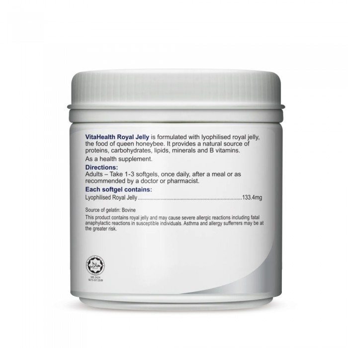 VITAHEALTH Royal Jelly 150's with Royal Jelly Honey, Royal Jelly Supplement