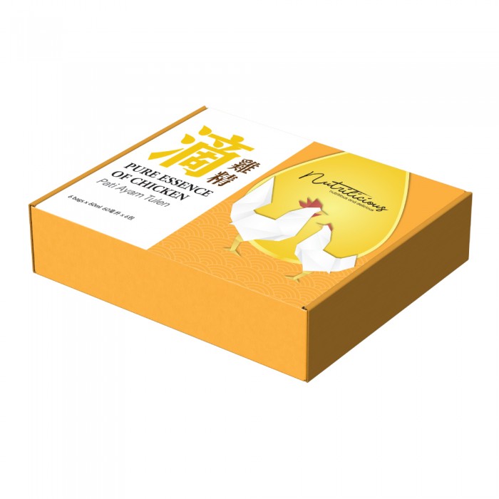 NUTRILICIOUS Pure Essence of Chicken 6's X 60ml for Chicken Essence, Pati Ayam, 鸡精