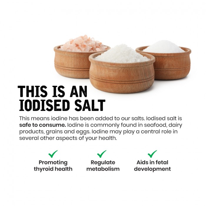 COUNTRY FARM NATURE QUEST Himalayan Rock Salt 500g (Coarse) for Natural Salt, Garam Bukit Himalaya