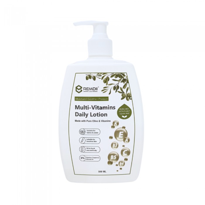 REMDII Multi-Vitamins Daily Lotion 500ml for Body Lotion, Lotion