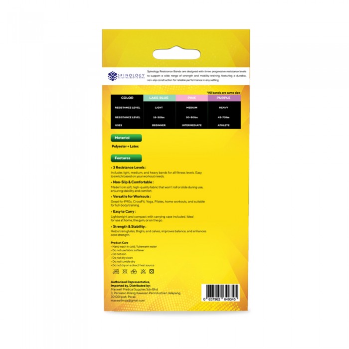 Spinology Resistance Band for Exercise Band, Rubber Band, Resistance Band