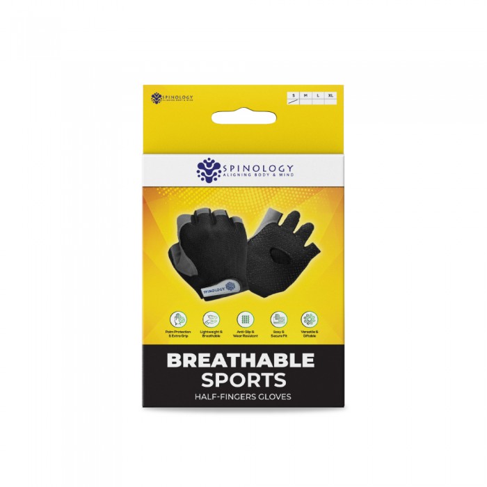 Spinology Breathable Sport Gloves for Gym Glove, Sport Glove (S/M/L)