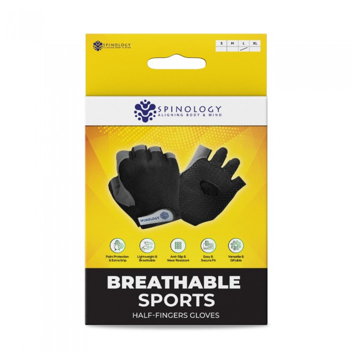 Spinology Breathable Sport Gloves for Gym Glove, Sport Glove (S/M/L)