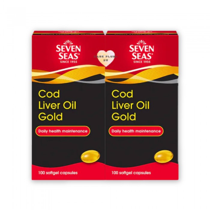 [FOC] SEVEN SEAS COD LIVER OIL GOLD 500'S X 2