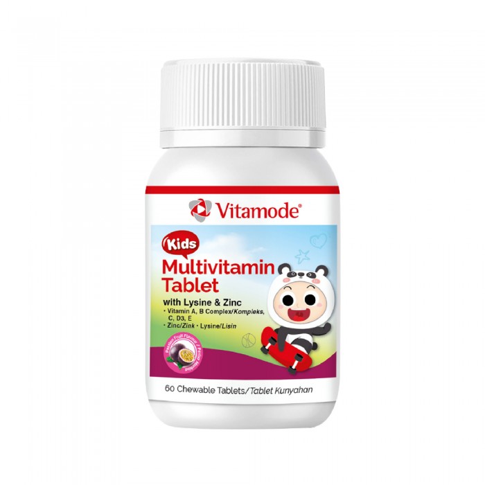 VITAMODE KIDS MULTIVITAMIN TABLET WITH LYSINE & ZINC 60'S